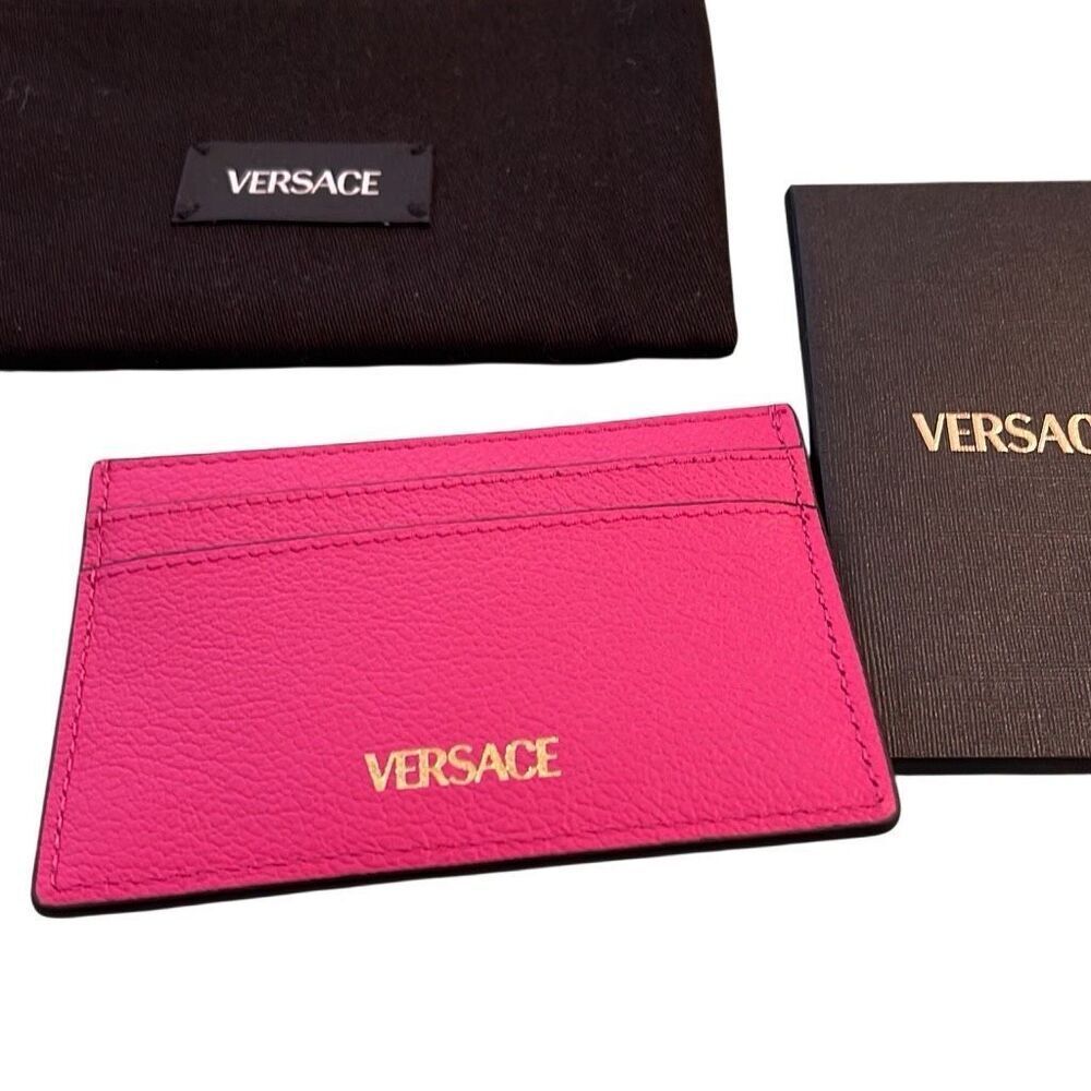 Versace Authentic Leather Medusa Card Holder - Picture 2 of 10